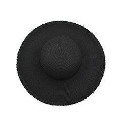 SOMBRERO PAMELA CON BARBAS NEGRO.