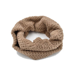 BUFANDA INFINITA TEXTURA SUAVE BEIGE