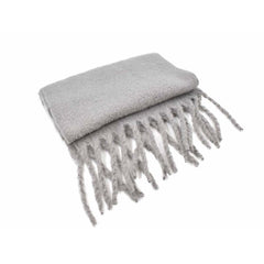 MAXI BUFANDA GRIS AFELPADA