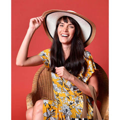 SOMBRERO ALA MEDIA CON MOÑO