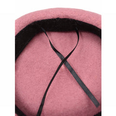 BOINA ESTILO FRANCÉS TEXTURA LANA PALO DE ROSA