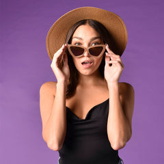 LENTES CAT EYE COLOR ARENA