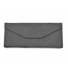 ESTUCHE PARA LENTES PLEGABLE GRIS.