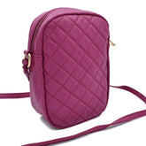 BOLSA CROSSBODY ROSA ACOLCHADA
