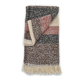 BUFANDA TIPO PONCHO COCOA Y BEIGE