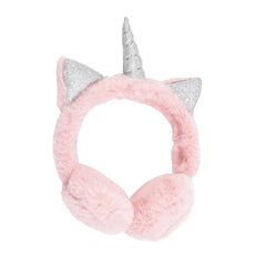 OREJERAS UNICORNIO ROSAS CON GLITTER
