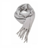 MAXI BUFANDA GRIS AFELPADA