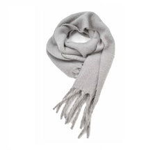 MAXI BUFANDA GRIS AFELPADA