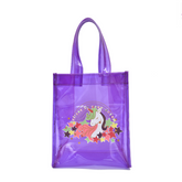 BOLSA DE PLAYA INFANTIL UNICORNIO TRANSPARENTE