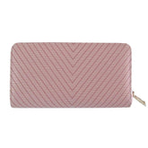 Adorn | Cartera grande rosa con detalle geométrico