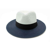 SOMBRERO FEDORA BITONO CON CINTA NEGRA
