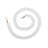 CADENA PARA LENTES Y CUBREBOCAS ESLABONES TRANSPARENTES