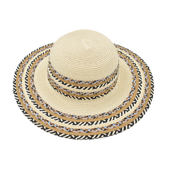 SOMBRERO ALA MEDIA DETALLES AZULES