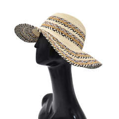 SOMBRERO ALA MEDIA DETALLES AZULES