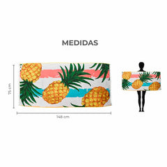 TOALLA DE PLAYA PIÑAS.