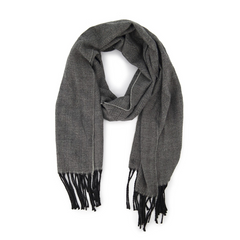 BUFANDA BÁSICA UNISEX COLOR GRIS OSCURO