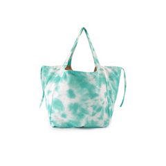 BOLSA DE PLAYA GRANDE TYE DYE AZUL