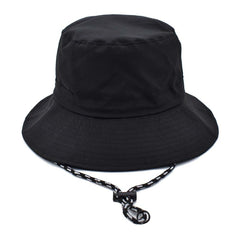 SOMBRERO BUCKET IMPERMEABLE NEGRO PLEGABLE Y PORTATIL