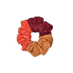 SCRUNCHIE SATIN TRICOLOR