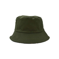 BUCKET HAT DOBLE VISTA VERDE PRINT PIÑAS