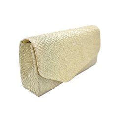 BOLSA CLUTCH DORADO CON BRILLOS