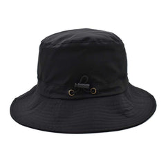 SOMBRERO BUCKET IMPERMEABLE NEGRO PLEGABLE Y PORTATIL