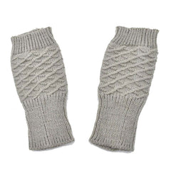 GUANTES DISEÑO DE MITÓN GRIS