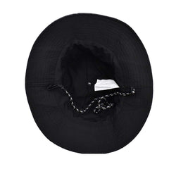 SOMBRERO BUCKET IMPERMEABLE NEGRO PLEGABLE Y PORTATIL