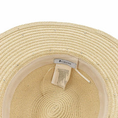 SOMBRERO FEDORA IVORY DETALLE DE PERLAS PARA MUJER