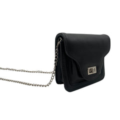 BOLSA MINI CROSSBODY LISA NEGRO CON ESPEJO INTERIOR