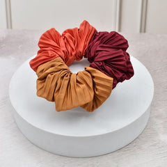 SCRUNCHIE SATIN TRICOLOR