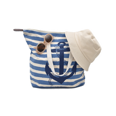 BOLSA DE PLAYA PRINT RAYAS Y ANCLA