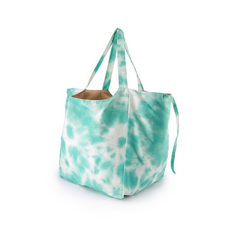 BOLSA DE PLAYA GRANDE TYE DYE AZUL