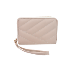 CARTERA RECTANGULAR CON DETALLE DE CORREA PARA MUÑECA IVORY