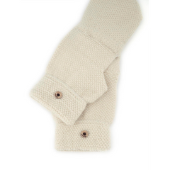 GUANTES MITONES CON CAPUCHA BEIGE