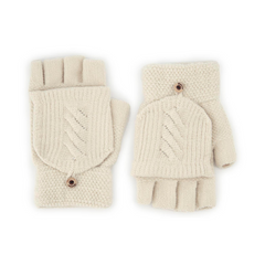 GUANTES MITONES CON CAPUCHA BEIGE