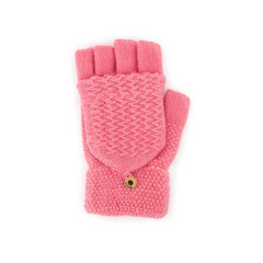 GUANTES MITONES CON CAPUCHA ROSA