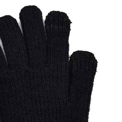 GUANTES TEJIDOS DE CABALLERO TOUCH NEGRO