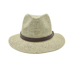 SOMBRERO FEDORA VERDE PISTACHE CON CINTURÓN