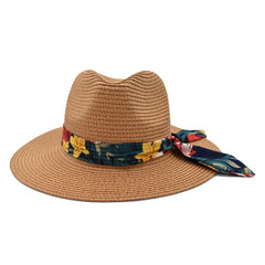 SOMBRERO FEDORA CON MASCADA MARINO