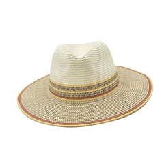 SOMBRERO FEDORA MULTICOLOR TEJIDO BRILLOSO