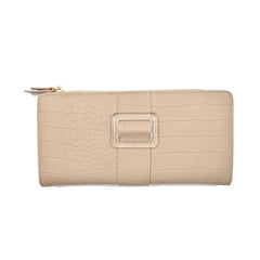 CARTERA RECTANGULAR BEIGE.