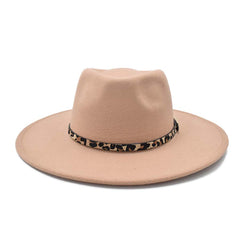 SOMBRERO CAMEL CINTILLO ANIMAL PRINT