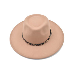 SOMBRERO CAMEL CINTILLO ANIMAL PRINT