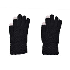 GUANTES DISEÑO TRENZADO CON TOUCH BEIGE