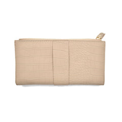 CARTERA RECTANGULAR BEIGE.