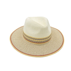 SOMBRERO FEDORA MULTICOLOR TEJIDO BRILLOSO