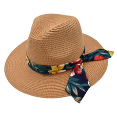 SOMBRERO FEDORA CON MASCADA MARINO