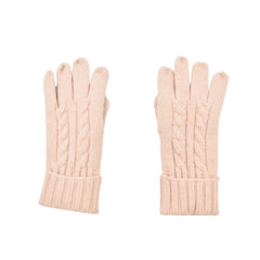 GUANTES TIPO CARDIGAN BEIGE CLARO