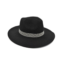 SOMBRERO FEDORA ALA ANCHA NEGRO